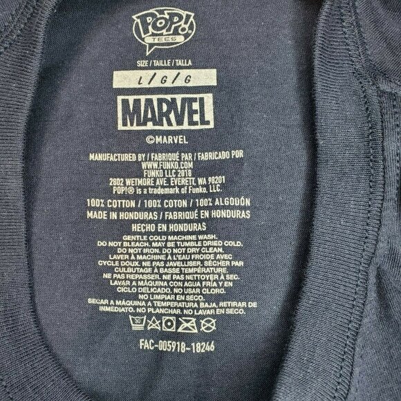 Marvel POP! Tees Funko Pop Large Blue Venom Graphic 100% Cotton T-Shirt - Picture 5 of 7